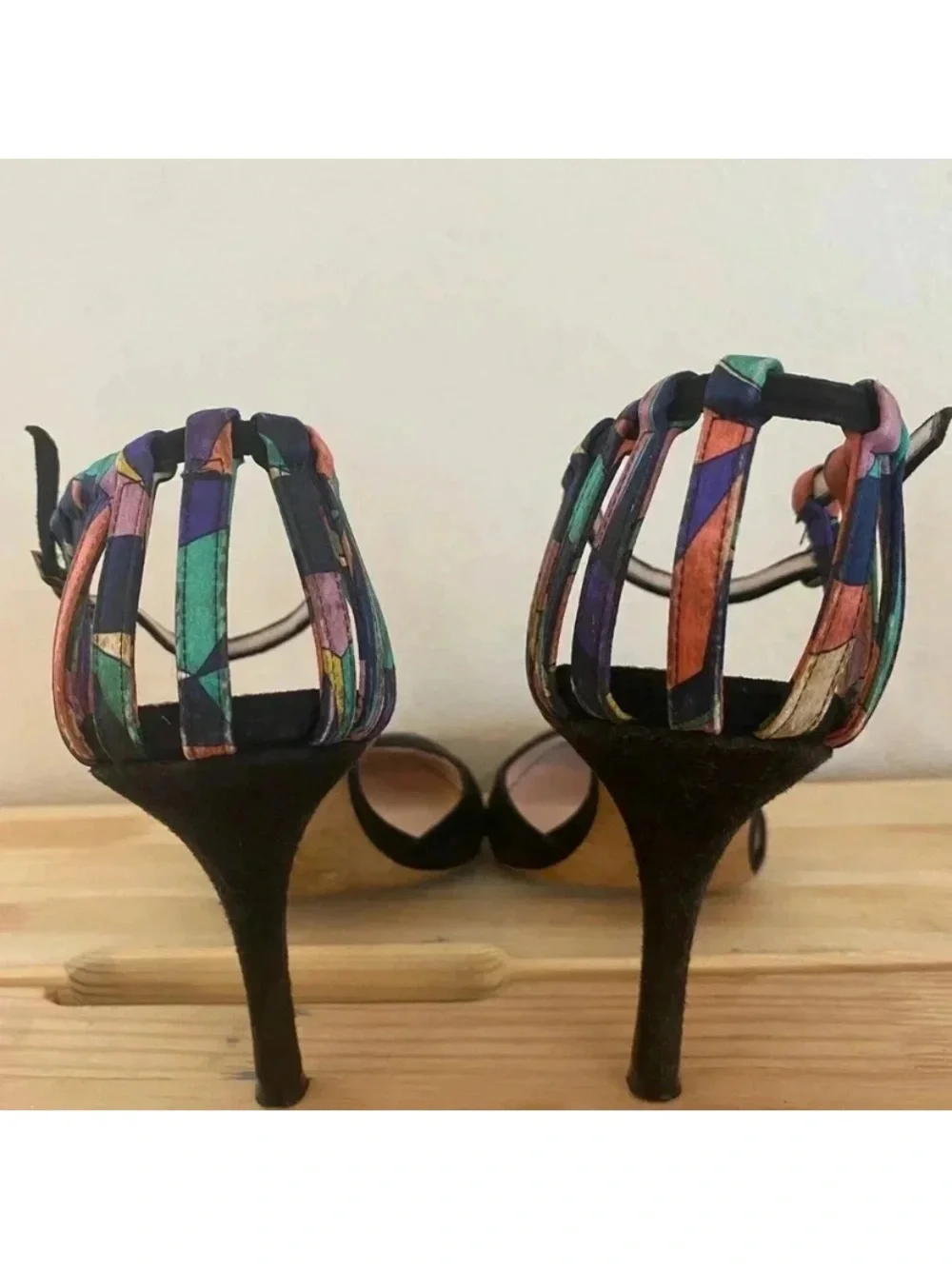 Emilio Pucci Womens Suede Stiletto Heels - Picture 7 of 10
